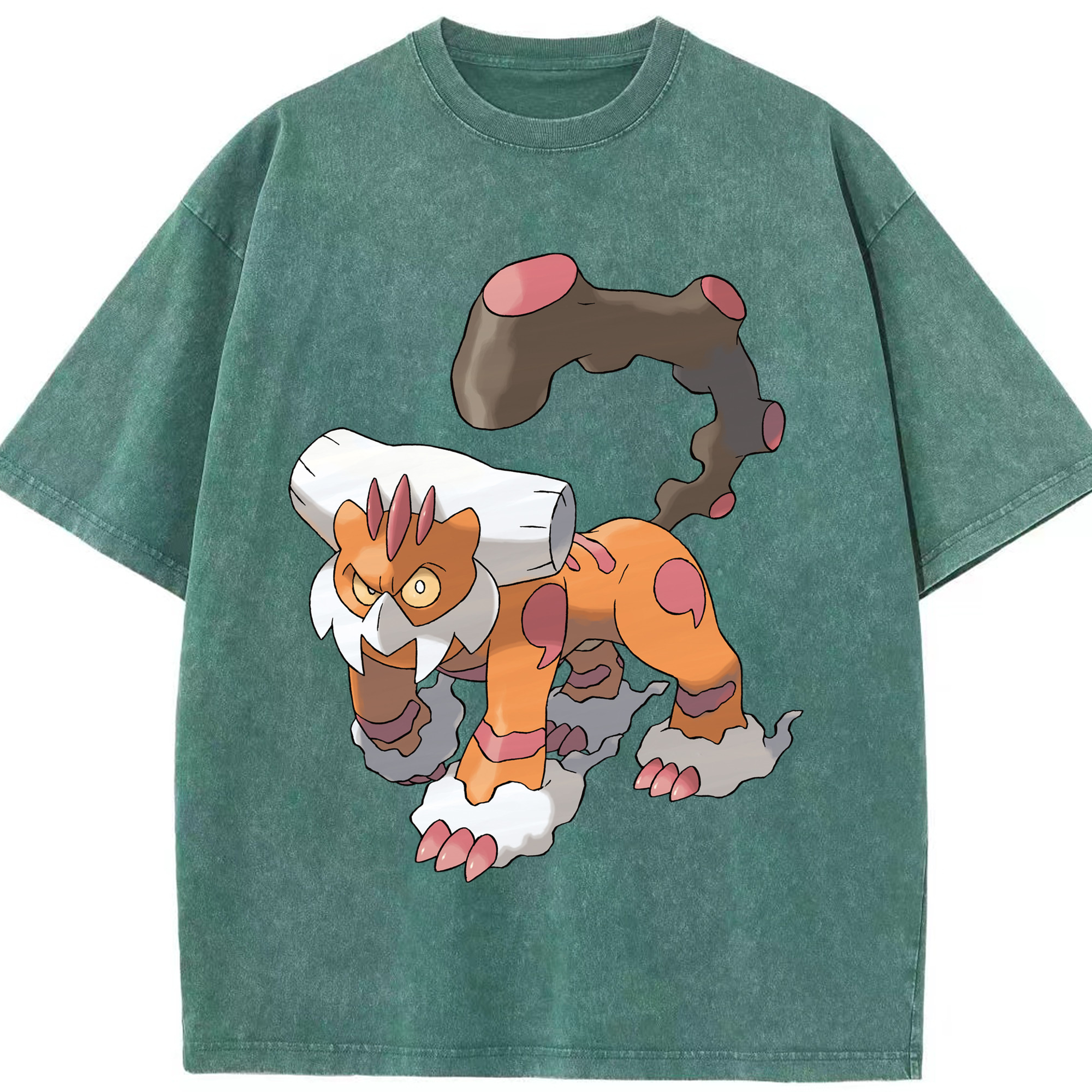 （画像用） ポケットモンスター Pokémon 綿100% ヴィンテージ風 半袖Tシャツ（フロントプリント）